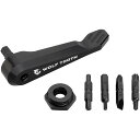 (取寄) ウルフトゥースコンポーネンツ アクスル ハンドル マルチ-ツール Wolf Tooth Components Axle Handle Multi-Tool Black