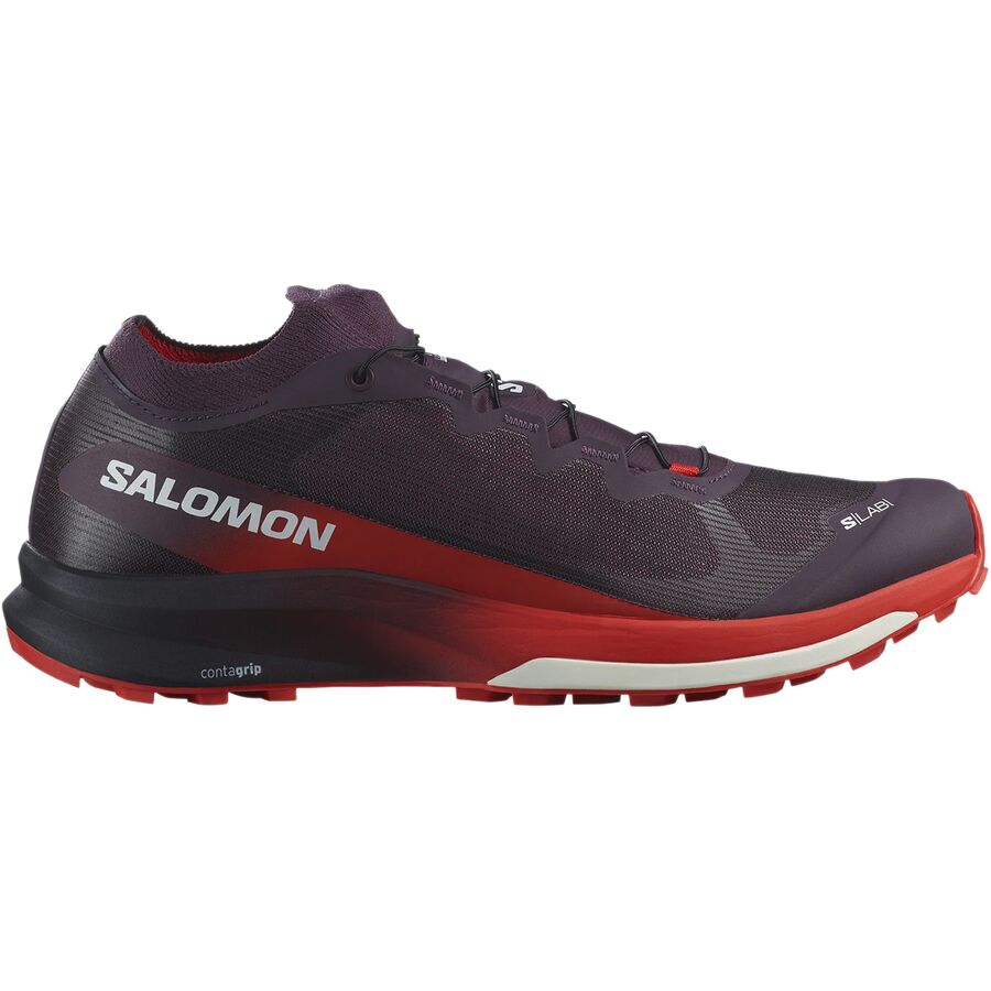 ()  S/ ȥ 3 ȥ쥤 ˥ 塼 Salomon S/Lab Ultra 3 Trail Running Shoe Plum Perfect Fiery Red White