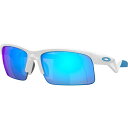 () I[N[ LbY LpV^ vY TOX - LbY Oakley kids Capacitor Prizm Sunglasses - Kids' Polished White/Prizm Sapphire