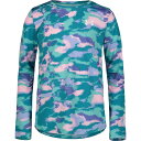 (取寄) アンダーアーマー ガールズ ディゾルブ カモ Upf ロングスリーブ シャツ - ガールズ Under Armour girls Dissolve Camo UPF Long-Sleeve Shirt - Girls' Radial Turquoise(4)