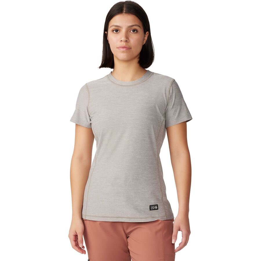 () }Een[hEFA fB[X `NV V[gX[u gbv - EBY Mountain Hardwear women Chillaction Short-Sleeve Top - Women's Dunes Heather