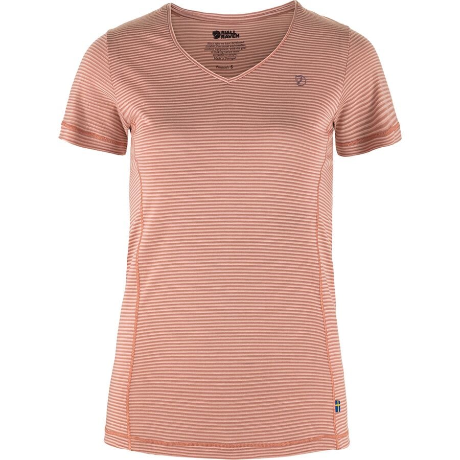 () tF[[x fB[X ArXR N[ T-Vc - EBY Fjallraven women Abisko Cool T-Shirt - Women's Dusty Rose