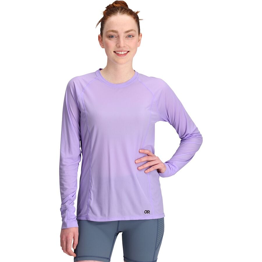 (取寄) アウトドア リサーチ レディース エコー ロング-スローブ T-シャツ - ウィメンズ Outdoor Research women Echo Long-Sleeve T-Shirt - Women's Lavender