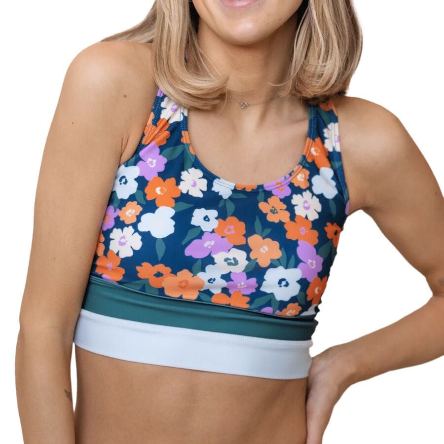 (取寄) ナニスイムウェア レディース カット バック クロップ ビキニ トップ - ウィメンズ Nani Swimwear women Cut Back Crop Bikini Top - Women's Brookside