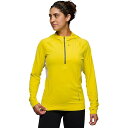 取寄 ブラックダイヤモンド レディース アルペングロー プロ フーデット トップ - ウィメンズ Black Diamond women Alpenglow Pro Hooded Top - Women s Clean Yellow