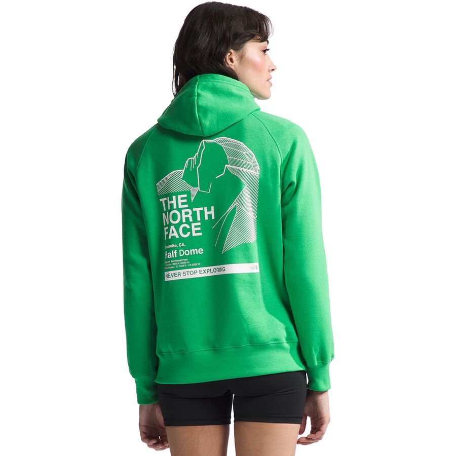 () m[XtFCX fB[X vCVY EB[ u u[fB - EBY The North Face women Places We Love Hoodie - Women's Optic Emerald/TNF White