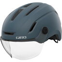 (取寄) ジロ エボーク ミプス レッド ヘルメット Giro Evoke Mips LED Helmet Matte Portaro Grey