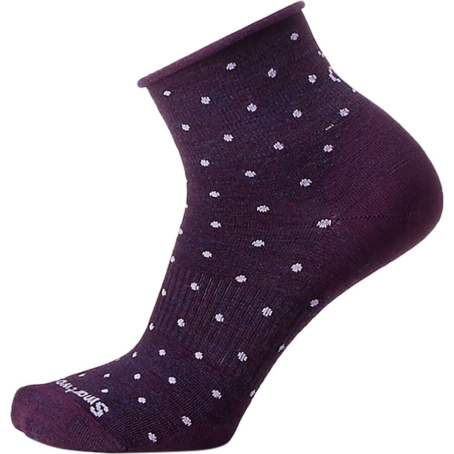 () X}[gE[ fB[X GufC NVbN hbg AN u[g \bN - EBY Smartwool women Everyday Classic Dot Ankle Boot Sock - Women's Purple Iris