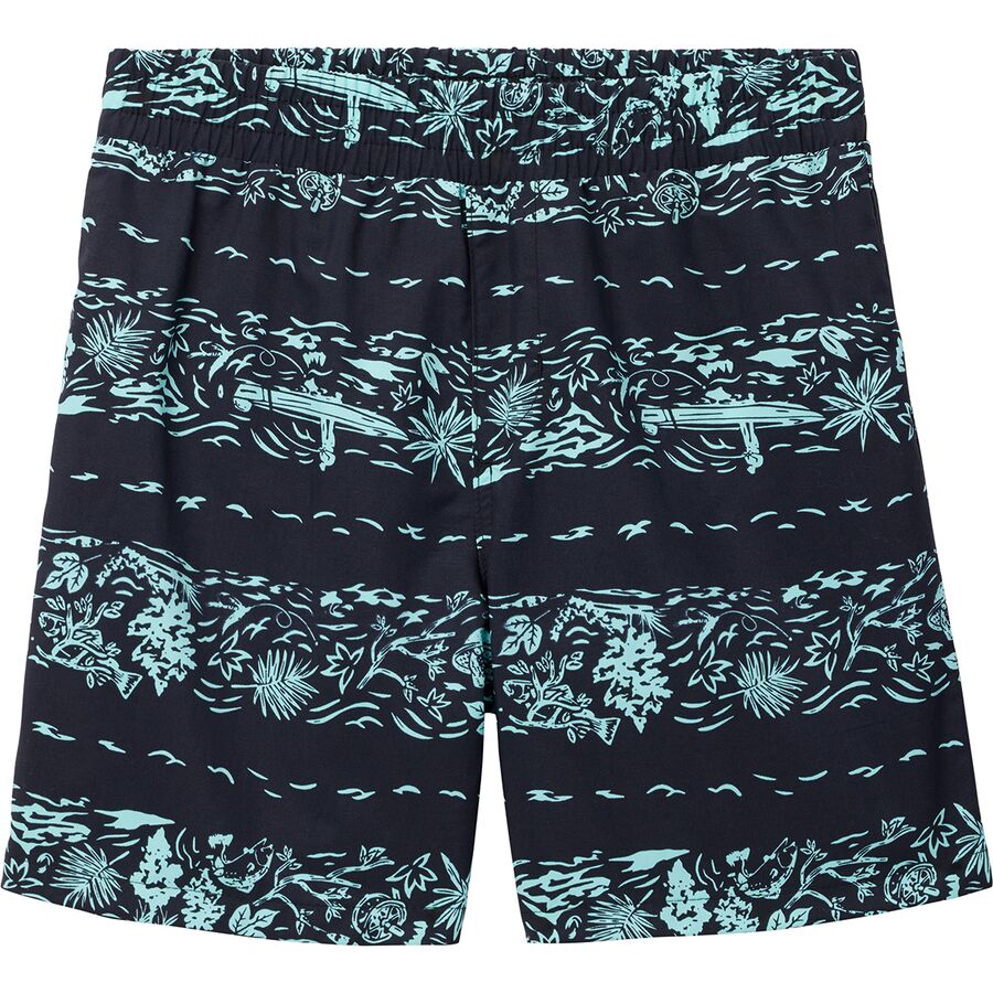 () RrA {[CY X[p[ obNLXg {[hV[c - {[CY Columbia boys Super Backcast Boardshort - Boys' Black Kahawai Stripe