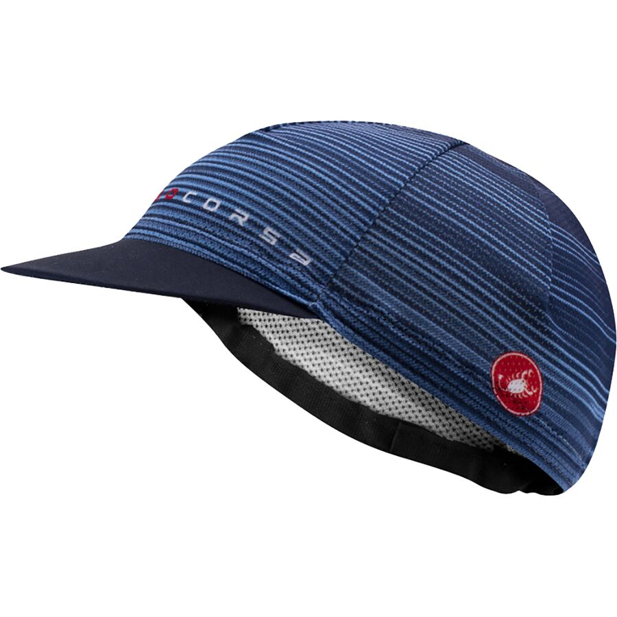 (取寄) カステリ ロッソ コルサ サイクリング キャップ 帽子 Castelli Rosso Corsa Cycling Cap Belgian Blue