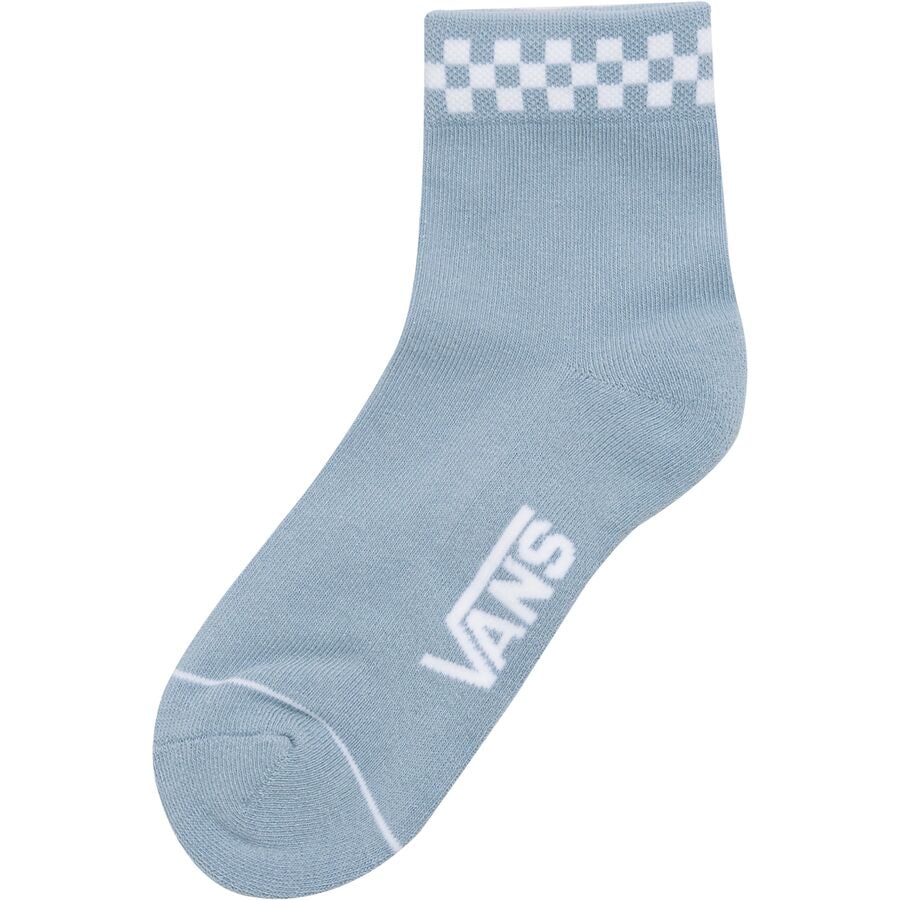 () oY fB[X s[-J-`FbN N[ \bN - EBY Vans women Peek-A-Check Crew Sock - Women's Dusty Blue