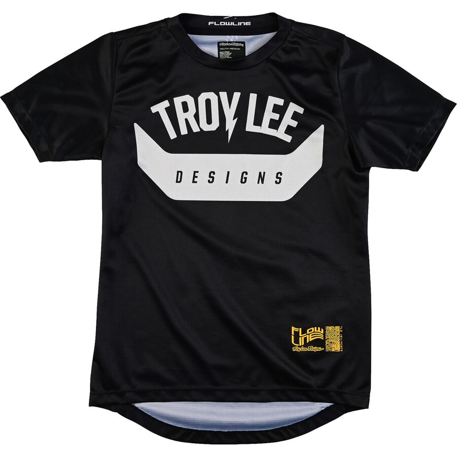 () ȥ꡼ǥ ܡ ե饤 硼ȥ꡼ 㡼 - ܡ Troy Lee Designs boys Flowline Short-Sleeve Jersey - Boys' Aircore Black