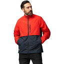 (取寄) フェールラーベン メンズ Hc ハイブリット ウィンド ジャケット - メンズ Fjallraven men HC Hybrid Wind Jacket - Men's Dark Navy/Flame Orange