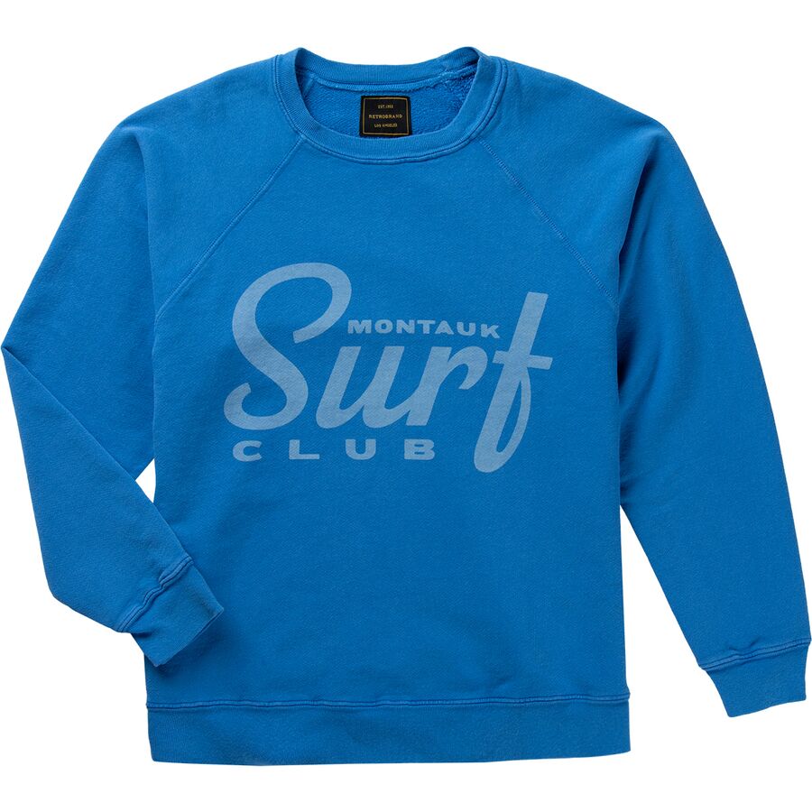 () IWiguh fB[X g[N T[t Nu N[lbN XEFbgVc - EBY Original Retro Brand women Montauk Surf Club Crewneck Sweatshirt - Women's Vintage Royal