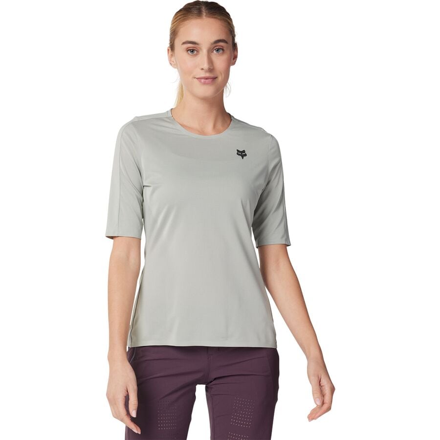 (取寄) フォックスレーシング レディース フレックスエアー アセント ショートスリーブ ジャージ - ウィメンズ Fox Racing women Flexair Ascent Short-Sleeve Jersey - Women's Grey Vintage