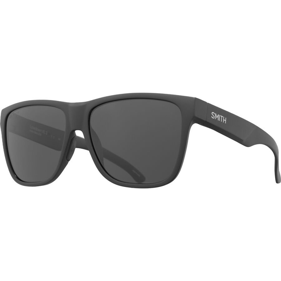 () X~X [_E Xl 2 N}|bv |[CYh TOX Smith Lowdown XL 2 ChromaPop Polarized Sunglasses Matte Black/Black Polarized