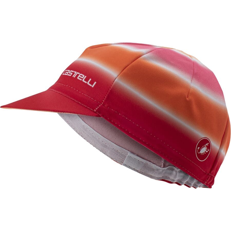 (取寄) カステリ ドルチェ サイクリング キャップ 帽子 Castelli Dolce Cycling Cap Soft Orange/Hibiscus