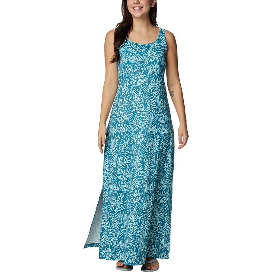 () RrA fB[X t[U[ }LV hX - EBY Columbia women Freezer Maxi Dress - Women's Canyon Blue Serenoa Tonal