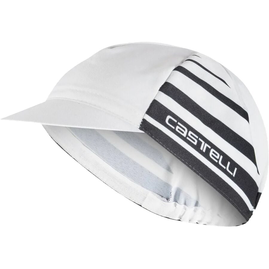 (取寄) カステリ クラシッコ キャップ 帽子 Castelli Classico Cap White/Black