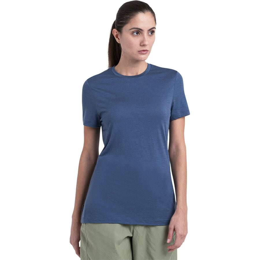 () ACXuCJ[ fB[X m 150 ebN Cg 3 V[gX[u T-Vc - EBY Icebreaker women Merino 150 Tech Lite III Short-Sleeve T-Shirt - Women's Dawn