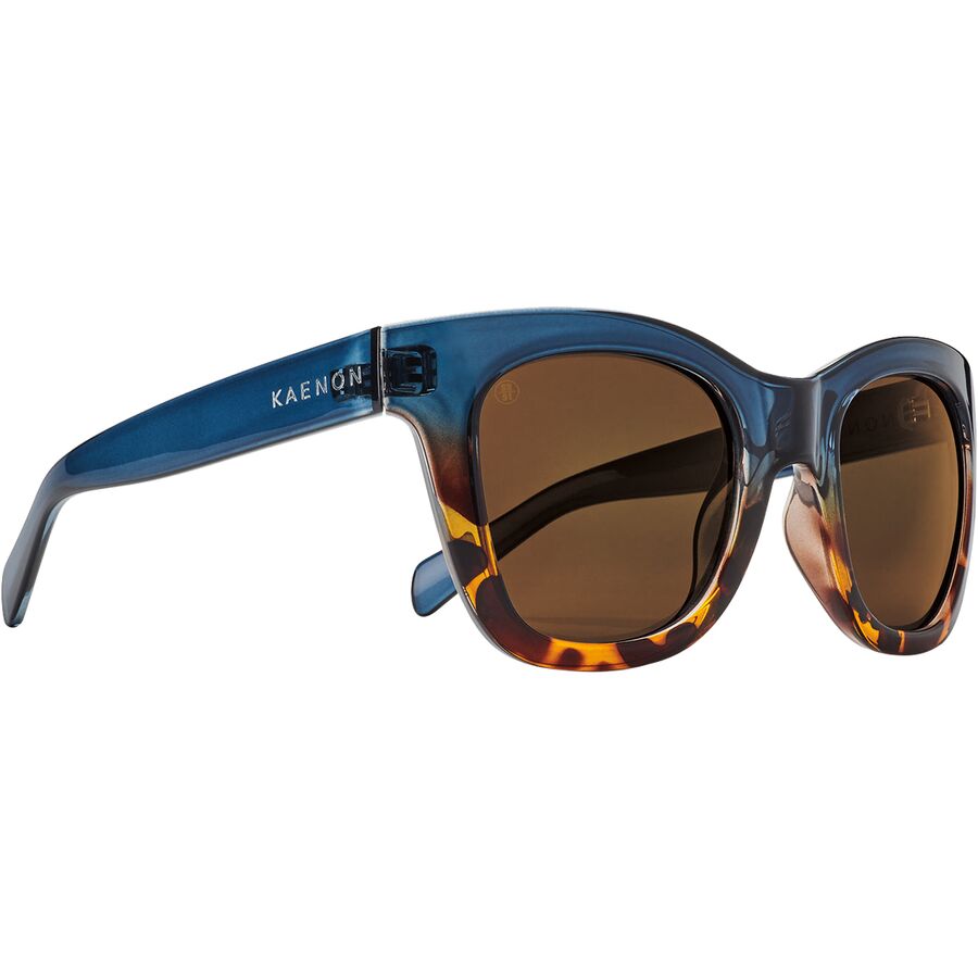 () P[m fB[X [hE |[CYh TOX - EBY Kaenon women Lido Polarized Sunglasses - Women's Deep Purple Tortoise/Brown 12