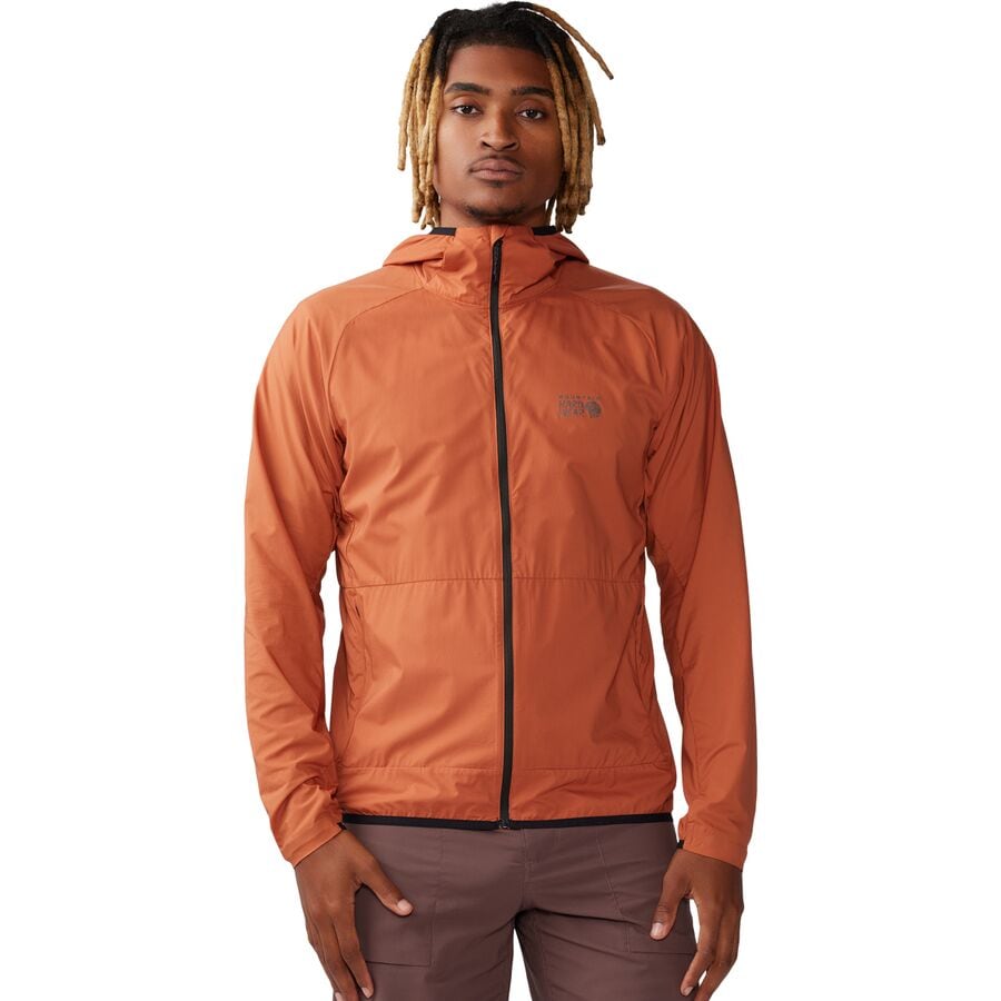 () }Een[hEFA Y R[ GAVF u[fB - Y Mountain Hardwear men Kor AirShell Hoodie - Men's Raw Carnelian