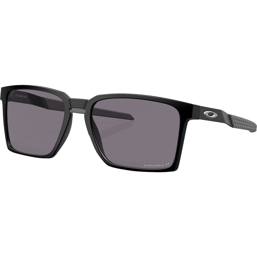 () I[N[ GNX`FW T vY |[CYh TOX Oakley Exchange Sun Prizm Polarized Sunglasses Satin Black/Prizm Grey Polarized