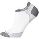 (取寄) スマートウール ラン ゼロ クッション ロー アンクル ソック Smartwool Run Zero Cushion Low Ankle Sock White(4)
