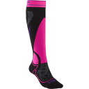() ubWf[ fB[X ~bhEGCg m GfX XL[ \bN - EBY Bridgedale women Midweight Merino Endurance Ski Sock - Women's Black/Fluo Pink