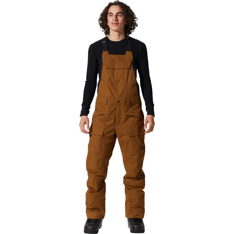 (取寄) マウンテンハードウェア メンズ ファイヤーフォール ビブ パンツ - メンズ Mountain Hardwear men Firefall Bib Pant - Men's Golden Brown