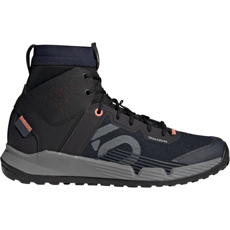 (取寄) ファイブテン トレイルクロス ミッド プロ マウンテン バイク シューズ Five Ten Trailcross Mid Pro Mountain Bike Shoe Legend Ink/Grey Three/Coral Fusion