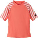 (取寄) レイマ ガールズ イオニア ラッシュガード - ガールズ Reima girls Joonia Rashguard - Girls' Misty Red