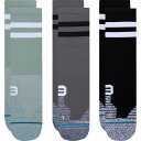 (取寄) スタンス フランチャイズ クルー ランニング ソック - 3-パック Stance Franchise Crew Running Sock - 3-Pack Multi