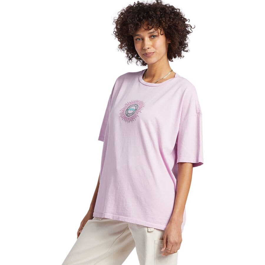 () r{ fB[X Xg[Nh I[ fC Vc - EBY Billabong women Stoked All Day Shirt - Women's Lilac Smoke