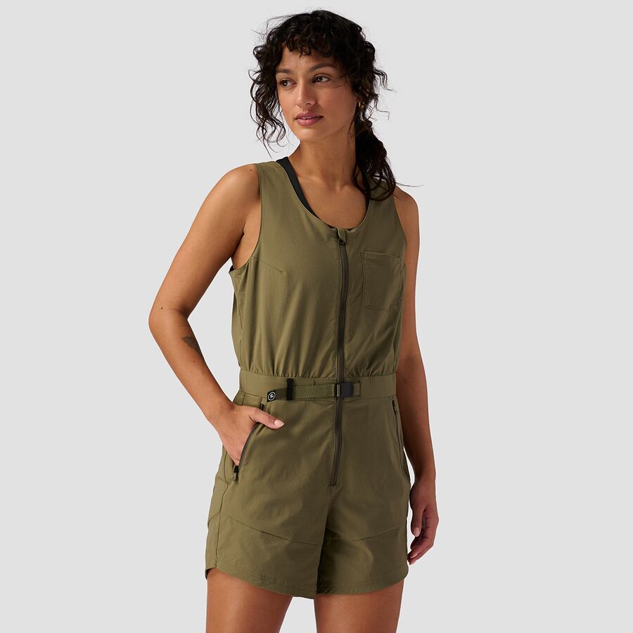 () obNJg[ fB[X Tb` bvXgbv p[ - EBY Backcountry women Wasatch Ripstop Romper - Women's Kalamata