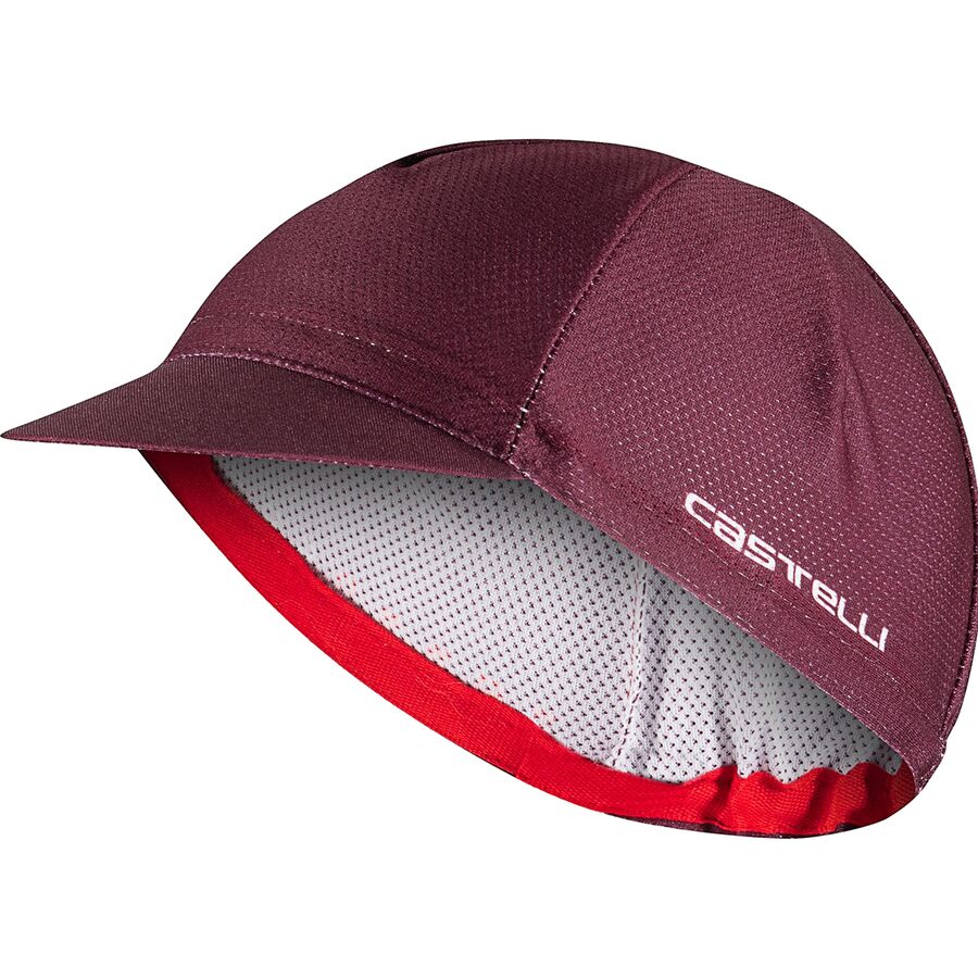 (取寄) カステリ ロッソ コルサ 2 キャップ 帽子 Castelli Rosso Corsa 2 Cap Deep Bordeaux