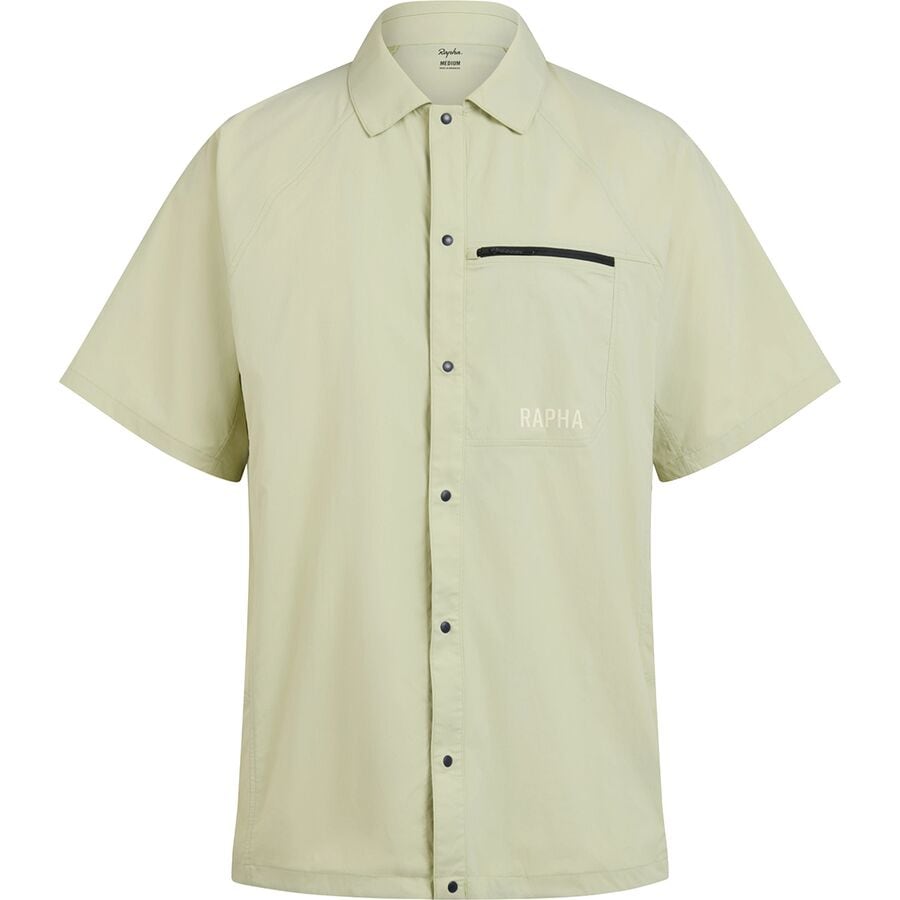 (取寄) ラファ メンズ エクスプロア ショート スリーブ シャツ - メンズ Rapha men Explore Short Sleeve Shirt - Men's Lint/Aloe Wash