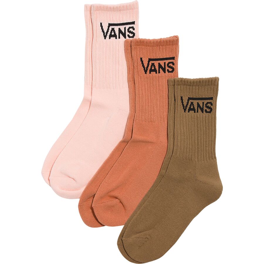 () oY fB[X NVbN N[ \bN - 3-pbN - EBY Vans women Classic Crew Sock - 3-Pack - Women's Autumn Leaf