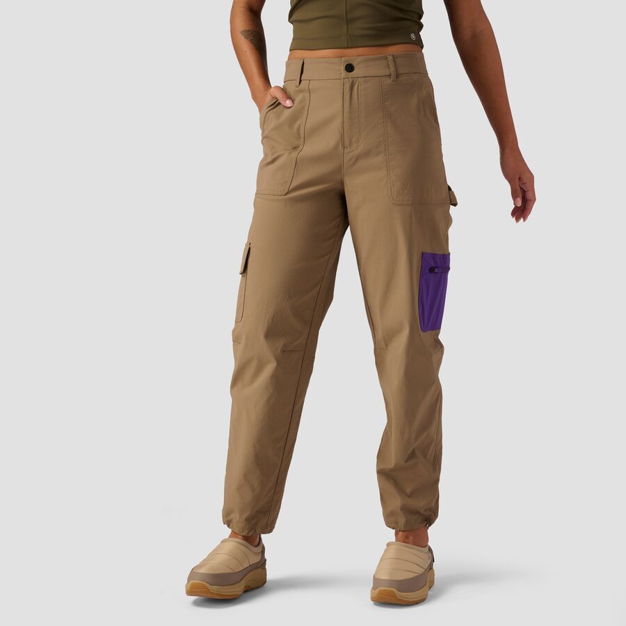 (取寄) バックカントリー レディース ワサッチ リップストップ カーゴ パンツ - ウィメンズ Backcountry women Wasatch Ripstop Cargo Pant - Women's Fossil/Tillandsia Purple