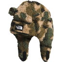 () m[XtFCX Ct@g xCr[ xA[ X[ I\ r[j[ - Ct@c The North Face infant Baby Bear Suave Oso Beanie - Infants' Military Olive Camo Texture Small Print