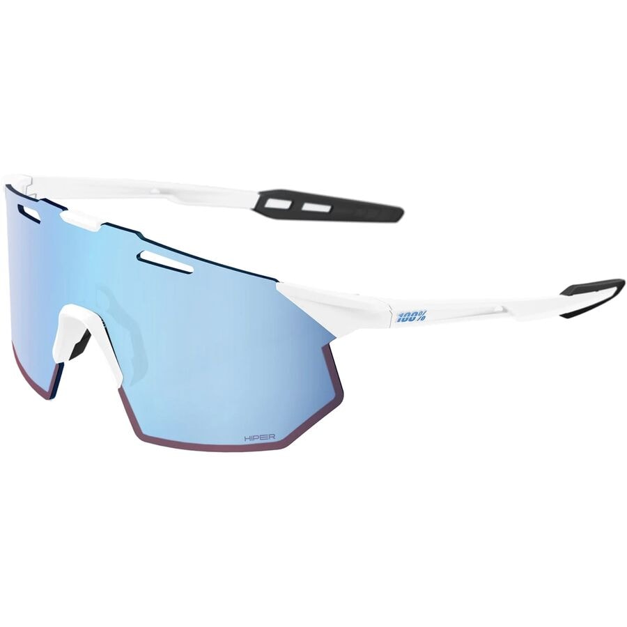 () 100% nCp[Ntg SQ TOX 100% Hypercraft SQ Sunglasses Soft Tact White HiPER Blue Multilayer Lens