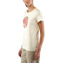 () tF[[x fB[X A[NeBN tHbNX vg T-Vc - EBY Fjallraven women Arctic Fox Print T-Shirt - Women's Chalk White