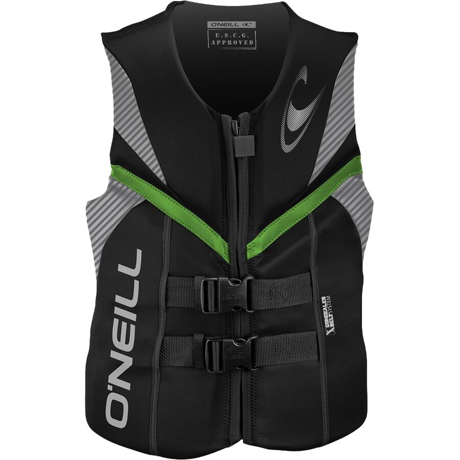 (取寄) オニール リアクター USCG ライフ ベスト O'Neill Reactor USCG Life Vest Black/Lunar/Dayglo