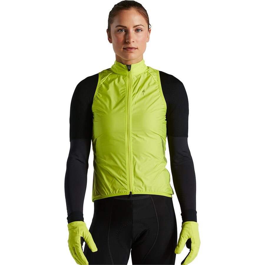 () ڥ饤 ǥ 졼-꡼   -  Specialized women Race-Series Wind Gilet - Women's HyperViz