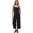 () ec[ fB[X Gv tg WvX[c - EBY Tentree women TreeLinen Apron Front Jumpsuit - Women's Meteorite Black