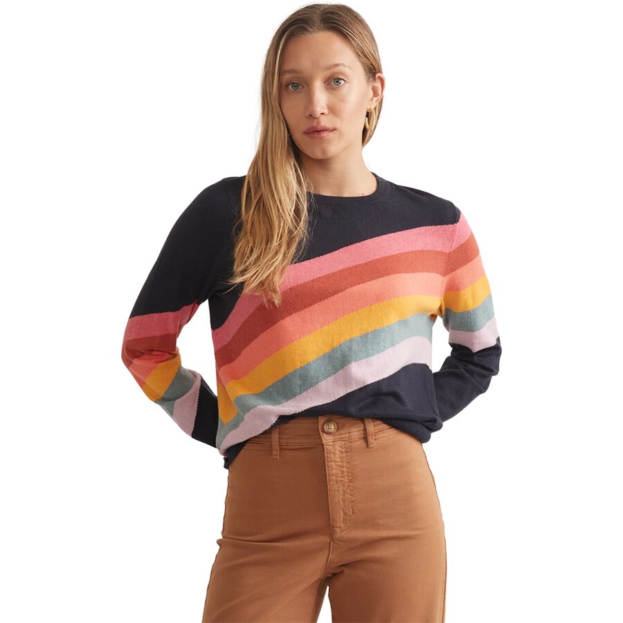 () }C[ fB[X TZbg ACR Z[^[ - EBY Marine Layer women Sunset Icon Sweater - Women's Navy