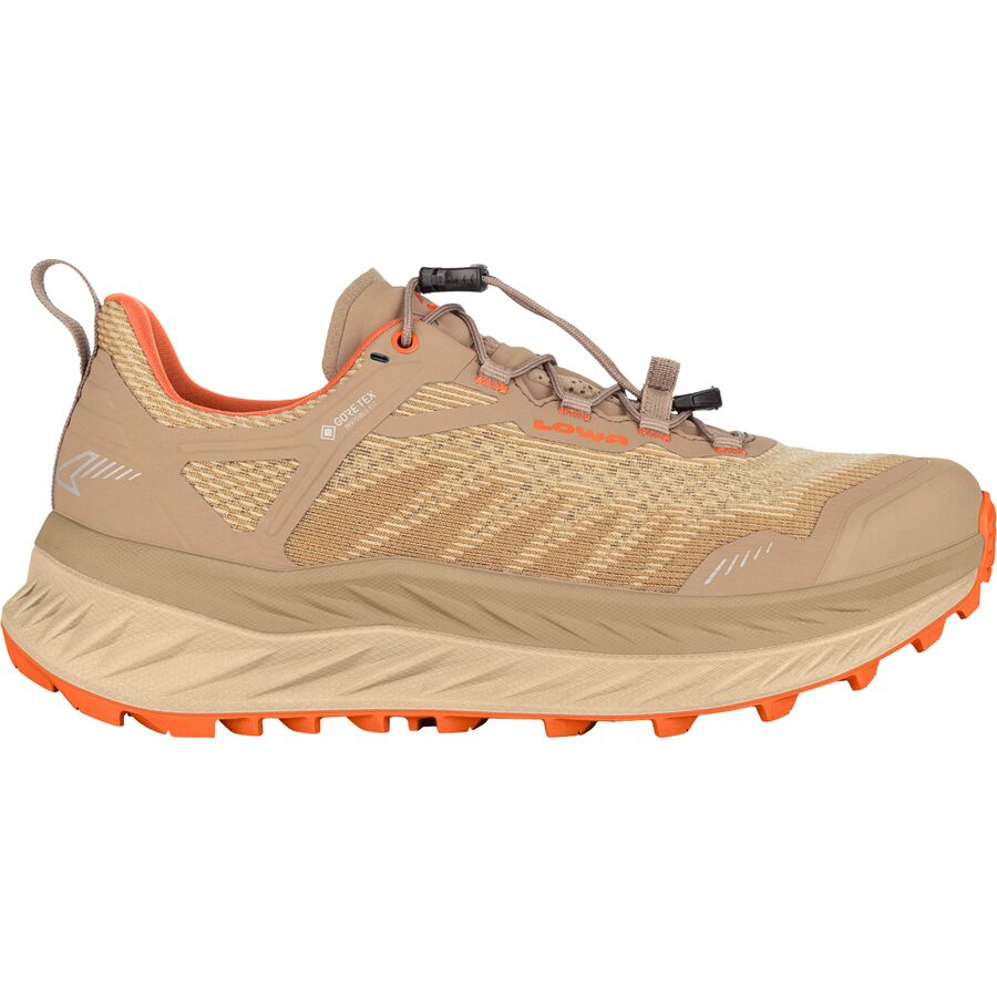 () С  եȥ Gtx ˥ 塼 -  Lowa men Fortux GTX Running Shoe - Men's Dune/Flame