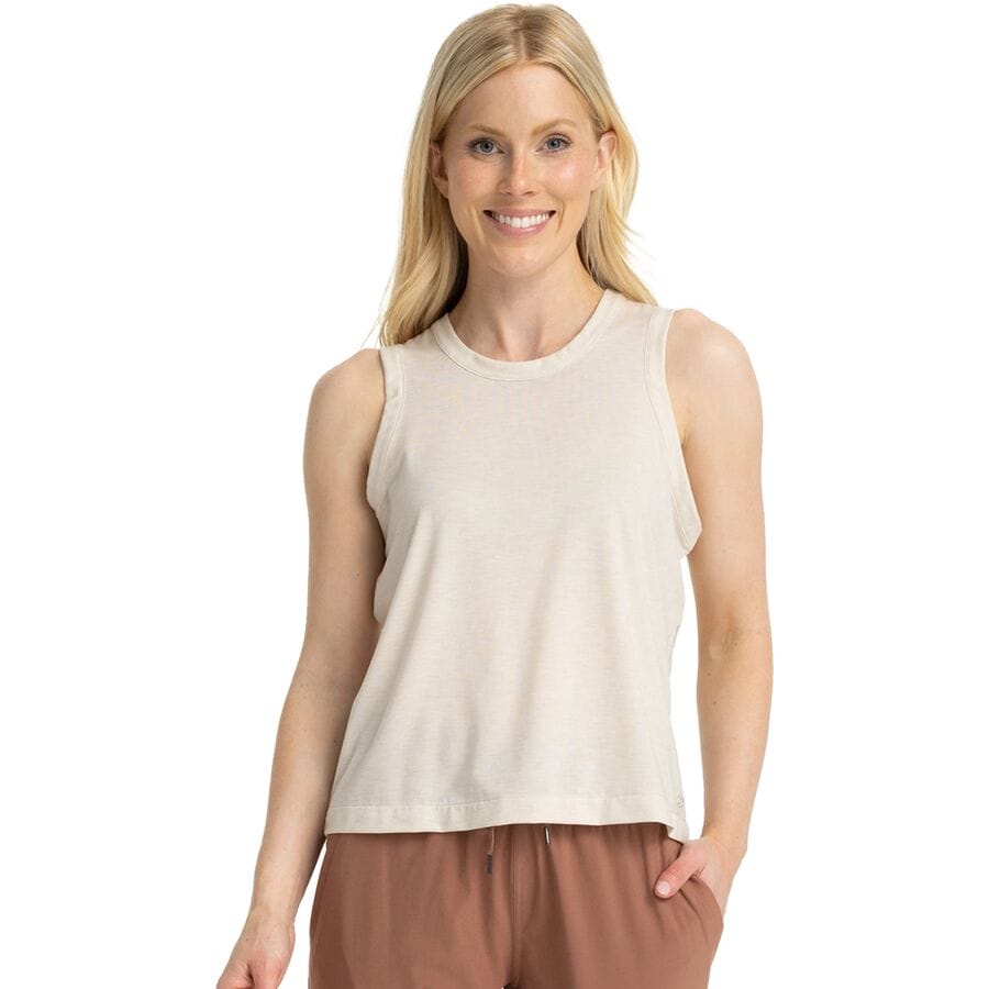 (取寄) フリーフライ レディース エレベート ライトウェイト タンク トップ - ウィメンズ Free Fly women Elevate Lightweight Tank Top - Women's Heather Birch