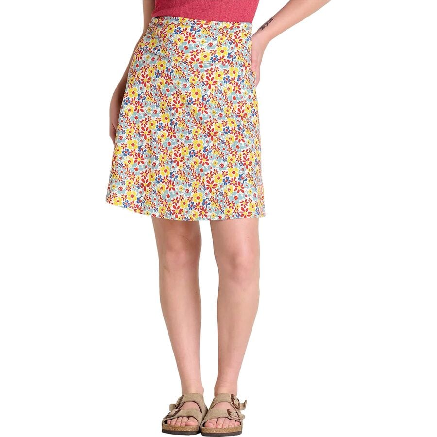 () g[hAhR[ fB[X `J XJ[g - EBY Toad&Co women Chaka Skirt - Women's Barley Multi Floral Print