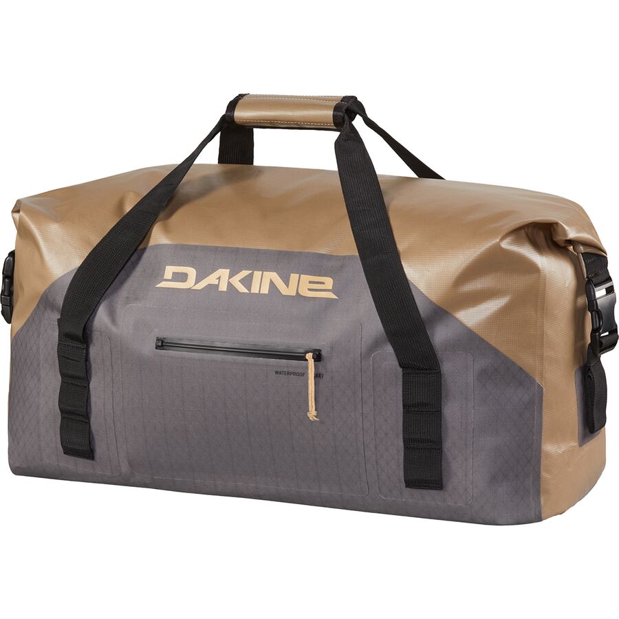 () _JC TCN EFbg/hC [gbv 60L _bt DAKINE Cyclone Wet/Dry Rolltop 60L Duffel Castlerock/Stone